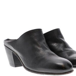 SOLD BNIB Gravity Pope Rayna black leather heeled mule